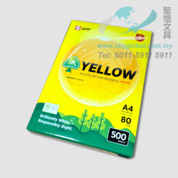 IK YELLOW PAPER A4 80GSM 500S